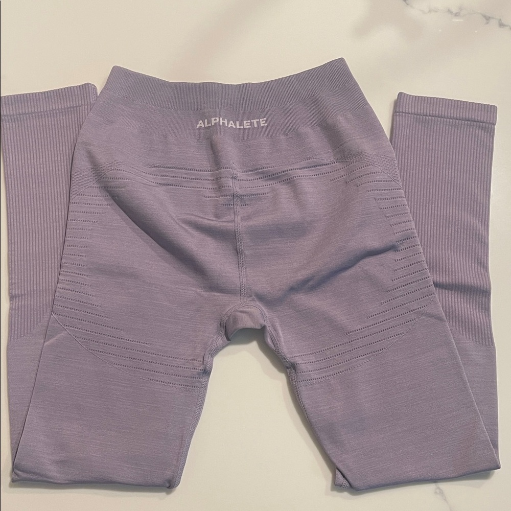 Alphalete Lilac Seamless High-Rise Leggings